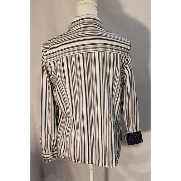 Jones Wear Studio Career Orange Long Sleeves Shirt - Picture 8 of 10